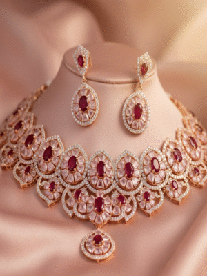 1 (29) Serenith Grace – The Celestial Gala Party Wear Jewellery Set