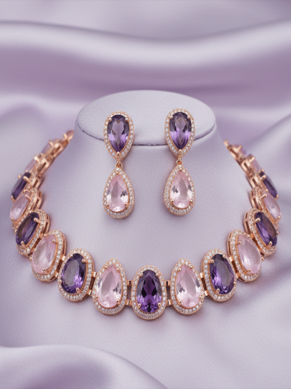 Elunaria Grace – The Celestial Elegance Jewellery Set