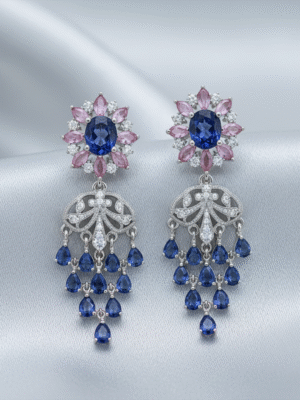1 (31) Fiora Frost – The Winter Bloom Earrings