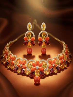 1 (32) Auralis Bloom – The Gilded Twilight Jewellery Set