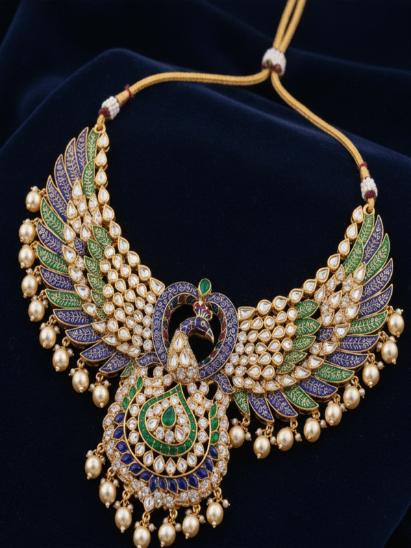 Thavira Flame – The Crown of Ember Necklace