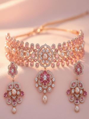 1 (34) Zeraphine Luxe – The Ember Elegance Jewellery Set