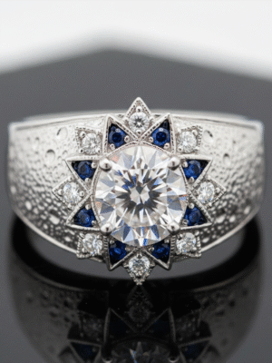 1 (34) Celestia Bloom Ring – Cosmic Elegance