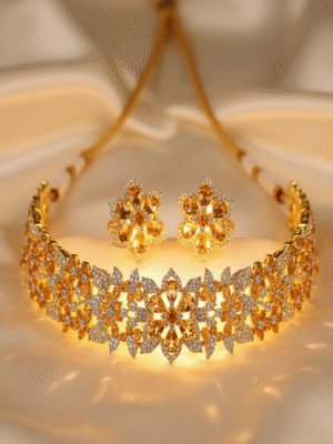 1 (38) Clarion Veil – The Shimmering Orchid Jewellery Set