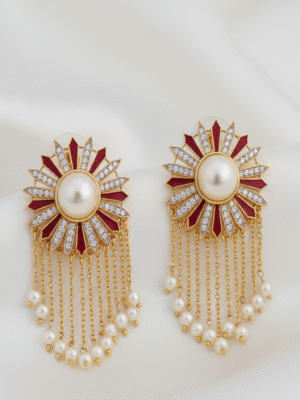 1 (41) Fiora Frost – The Winter Bloom Earrings