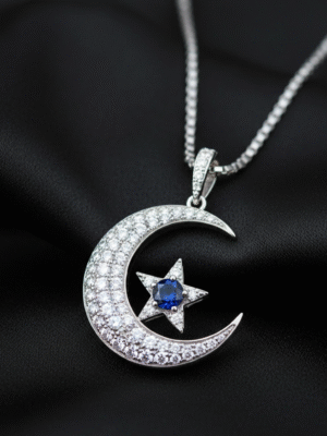 1 (44) Caelene Frost – The Silver Mirage Necklace