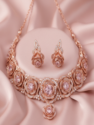 1 (47) Elarion Crown – The Golden Hour Party Jewellery Set