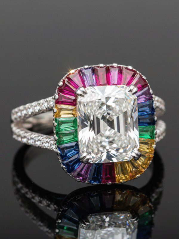 Twilight Mirage Ring – Bold Elegance