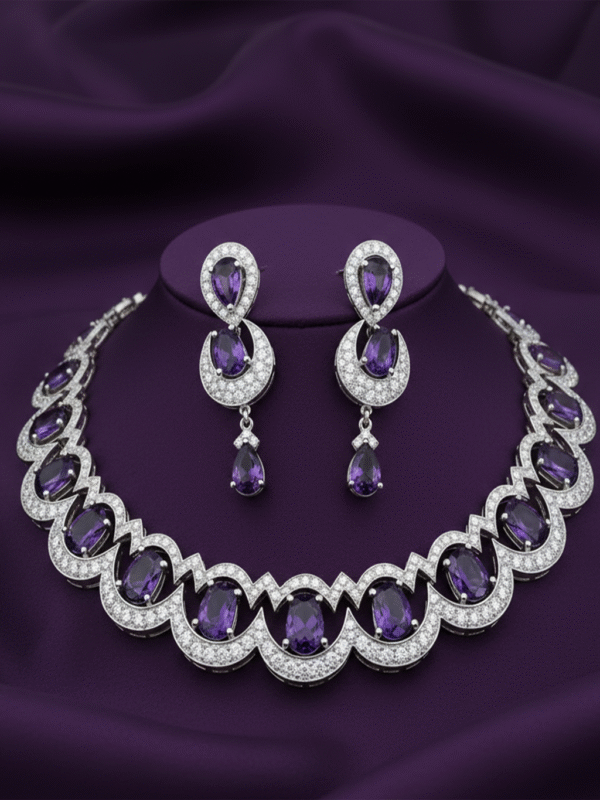 Valoria Radiant – The Majestic Symphony Party Wear Jewellery Set