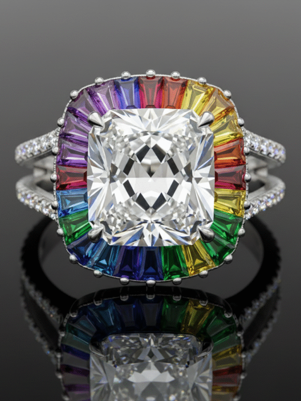 Twilight Mirage Ring – Bold Elegance