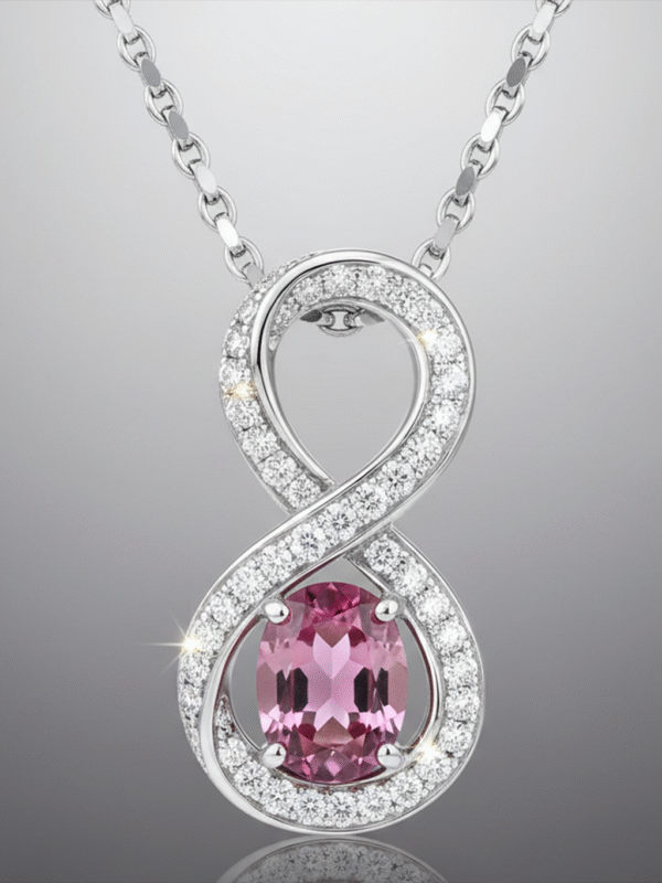 Evaryn Gold – The Regal Flame Necklace