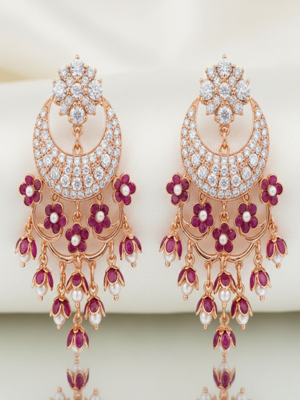 Veloria Belle – The Moonlit Petal Earrings
