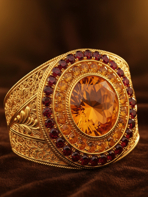 Glamour Edge Ring – Sleek Luxury