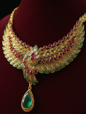 1 (65) Elarya Bloom – The Garden Empress Necklace