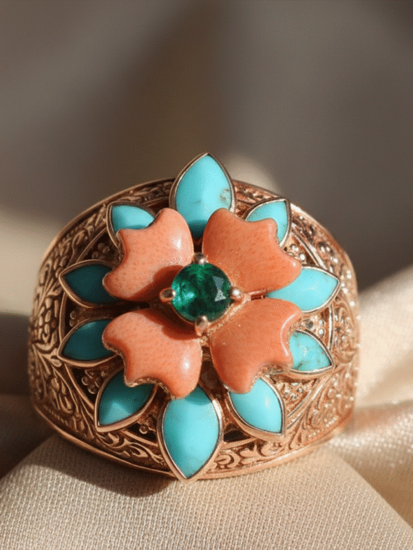 Mystic Bloom Ring – Enchanted Charm