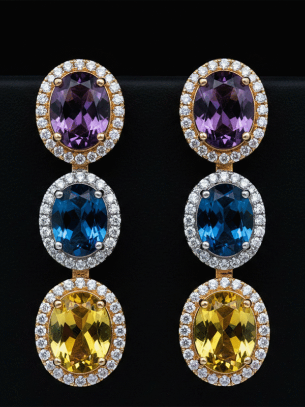 Artemis Gleam – The Divine Glow Earrings