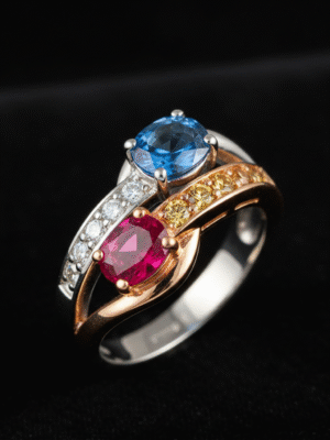 1 (70) Luxury Charm Ring – Modern Statement