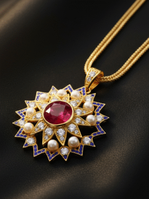 1 (73) Thessara Bloom – The Queen’s Petal Necklace