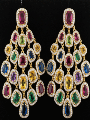 1 (84) Caelora Mist – The Morning Grace Earrings