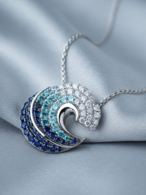 1 (85) Seraphiel Mist – The Diamond Bloom Necklace