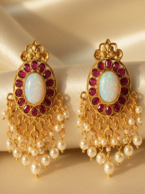 1 (87) Elarisse Bloom – The Petal Whisper Earrings