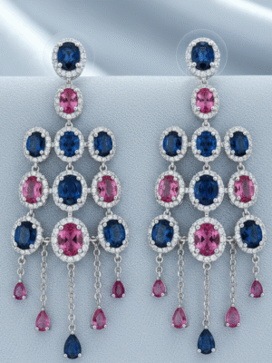 1 (88) Aurielle Frost – The Winter Blossom Earrings