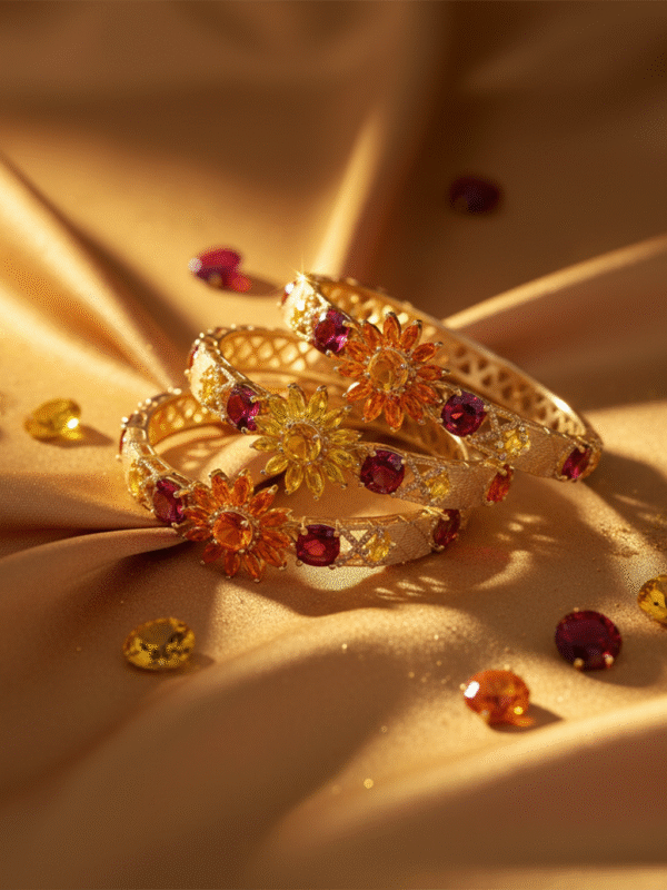 Althira Vyn – The Aurora Gleam Bangles