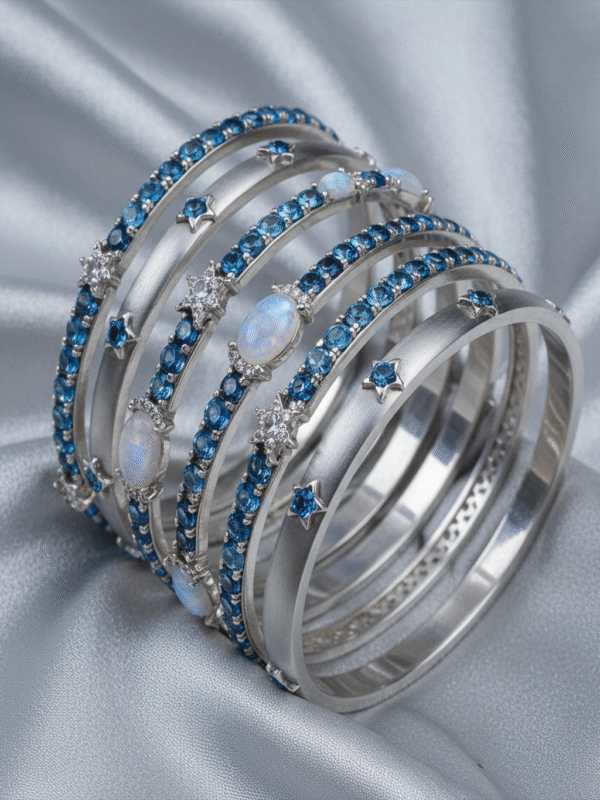 Elarith Bloom – The Rose Veil Bangles