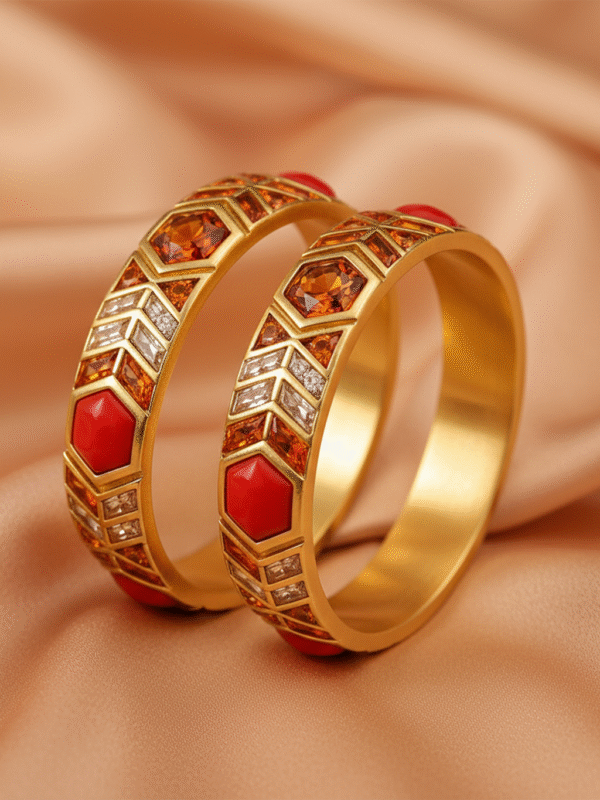 Rionne Vale – The Aurora Halo Bangles