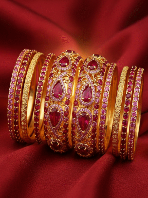 Eryndel Lume – The Silver Muse Bangles