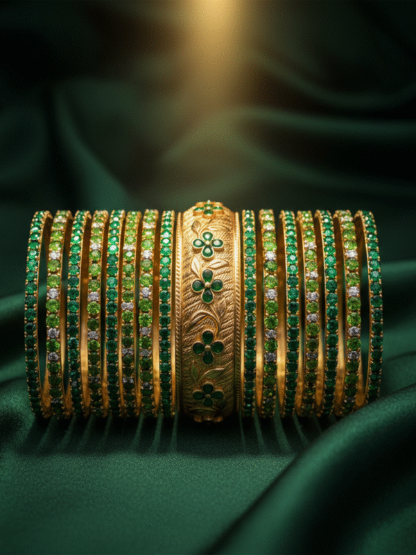 Velora Deyn – The Prism Halo Bangles