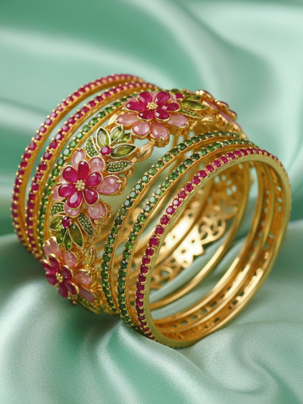 Aurelle Noa – The Celestial Crown Bangles