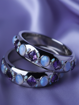 3 (48) Seravyn Lux – The Gilded Aura Bangles