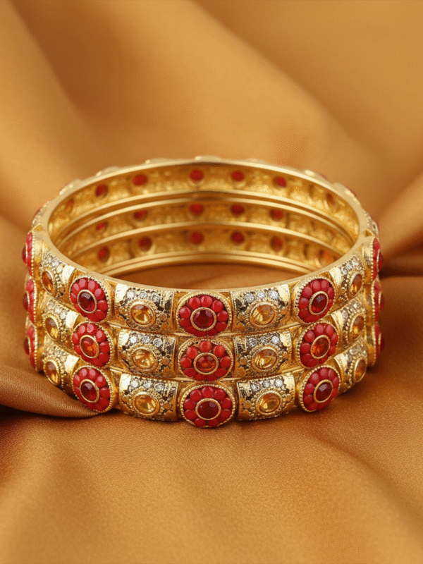 Lunara Éclat – The Velvet Night Bangles