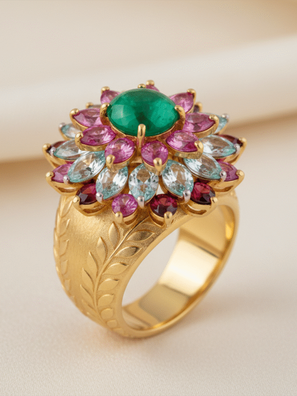 Marivelle Bloom – The Petal Charm Ring