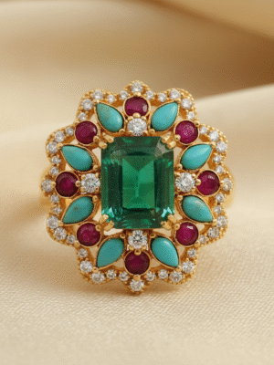 4 (54) Delicate Gold-Plated Adjustable Ring for Everyday Use