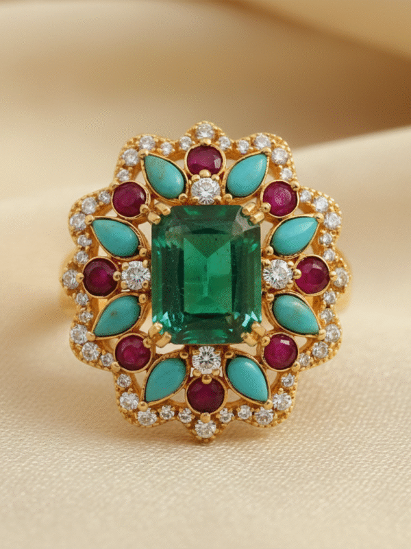 4 (54) Delicate Gold-Plated Adjustable Ring for Everyday Use