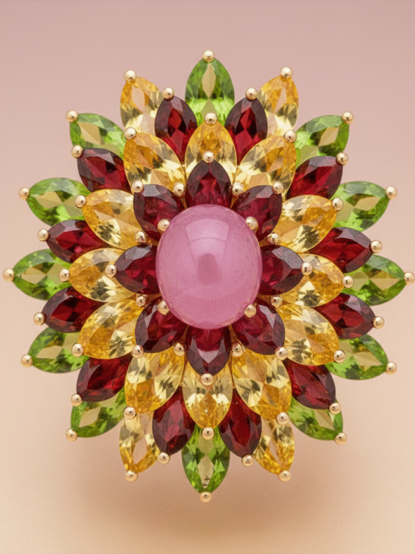 Lunaria Crest – The Silent Radiance Ring