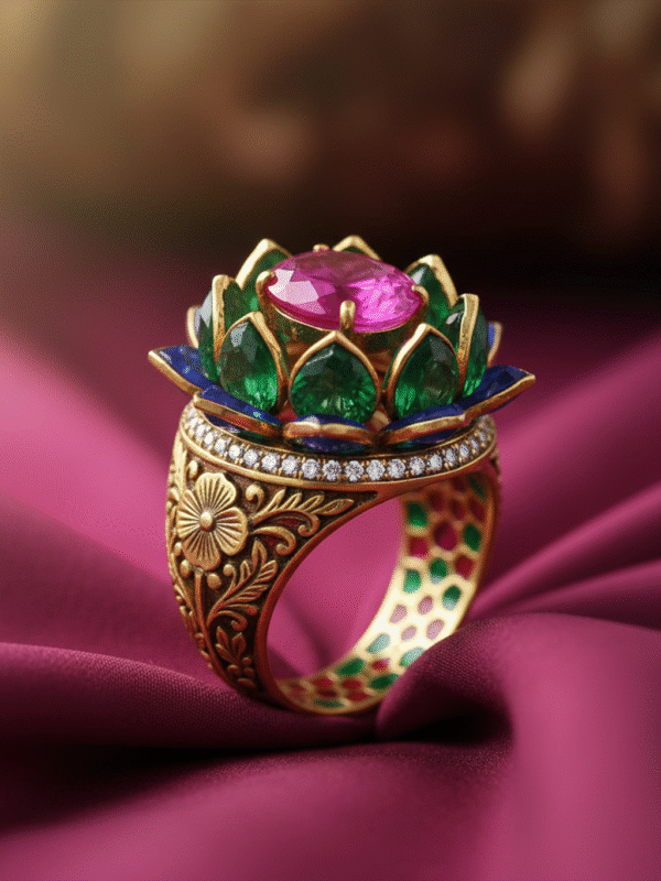 Auralyn Crest – The Crowned Radiance Ring