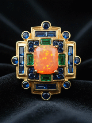 4 (8) Serenna Crest – The Gentle Crown Ring