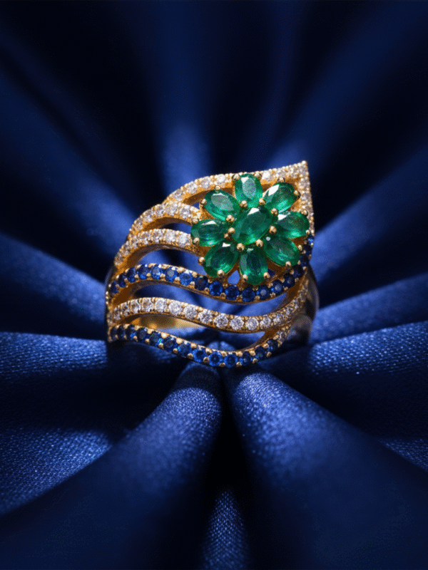 Velantra Noir – The Midnight Halo Ring