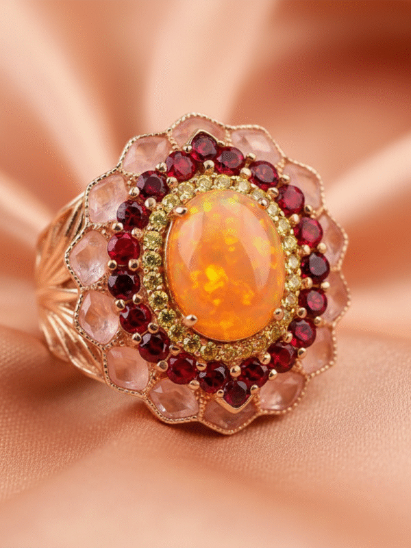 Velisse Orlan – The Luminous Veil Ring