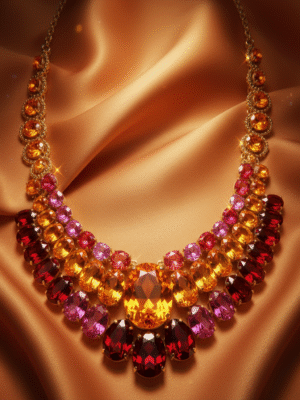m (12) Velisse D’Amour – The Blushing Radiance Necklace