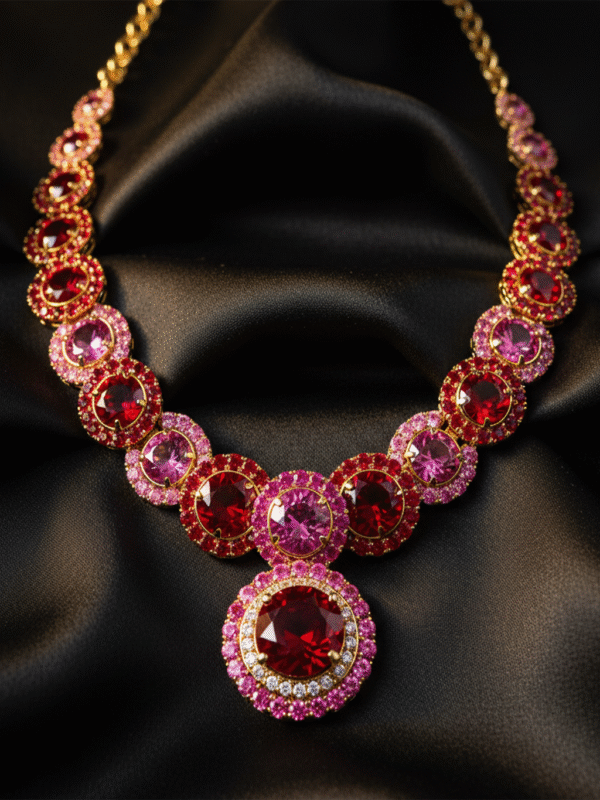 m (19) Elegant Office Necklace – Minimalist Rose Gold Chain