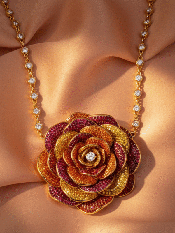 Aurielle Saphira – The Azure Glow Necklace