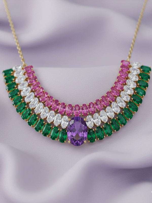 m (31) Simple Daily Wear Necklace – Lightweight Alloy Chain Pendant