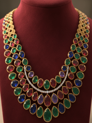 m (35) Royal Bridal Necklace – Traditional Polki Jewelry for Wedding