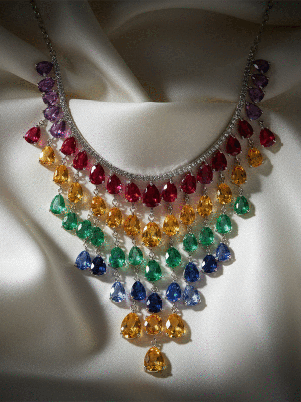 m (37) Grand Bridal Necklace – Heavy Kundan Jewelry for Wedding