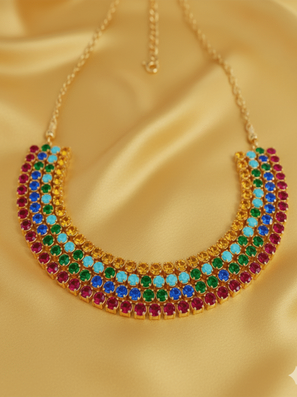 m (48) Modern Necklace – Stylish Geometric Pendant with Chain