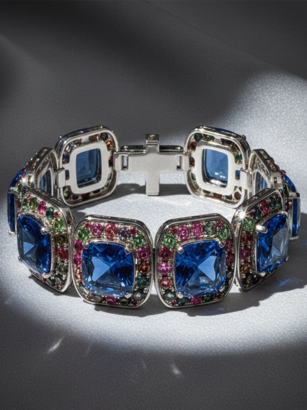 Aurielle Draven – The Sapphire Empress Bracelet